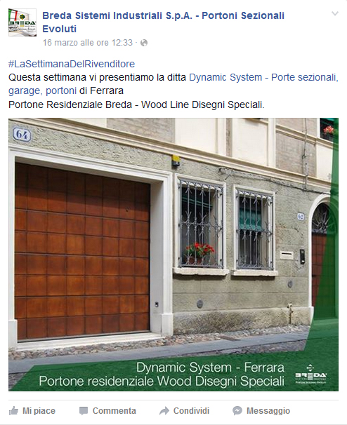 16 03 #LaSettimanaDelRivenditore e Dynamic System